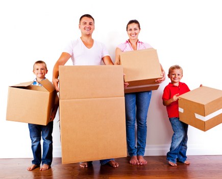 Packed home furniture and seasonal items in Kidbrooke storage