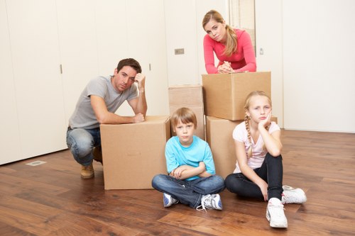 Removal van for a local move in Kidbrooke