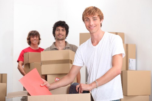 Staff member reporting a hazard in a storage environment